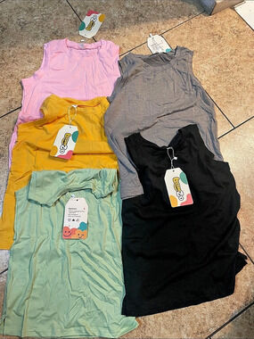 LessonZoo Girls 9-10Y 5-Pack Tank Tops NWT